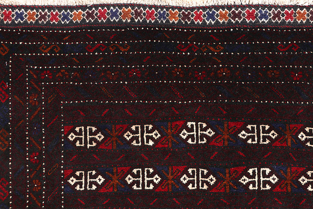 Saddle Brown Baluchi 4' 2 x 6' 1 - No. 64204