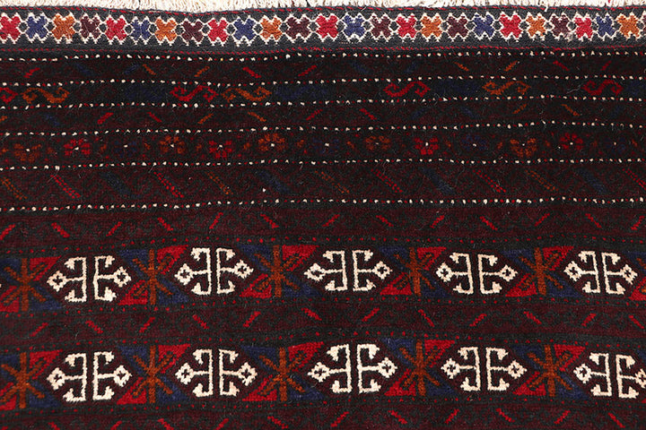 Saddle Brown Baluchi 4' 2 x 6' 1 - No. 64204