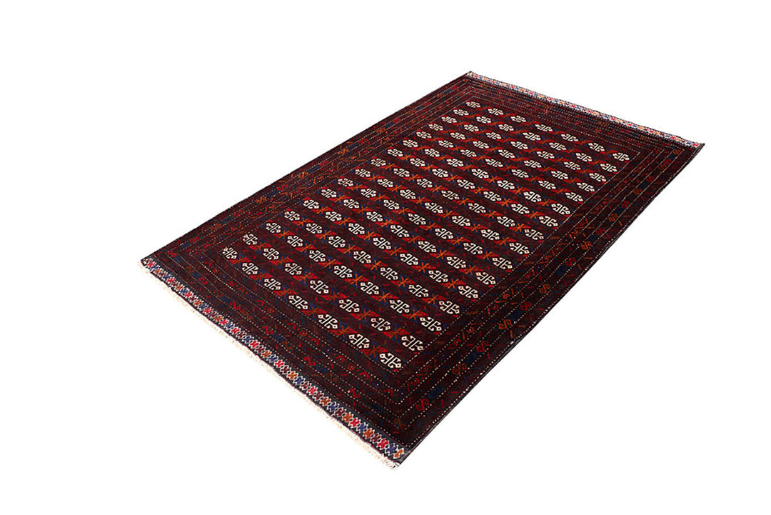 Saddle Brown Baluchi 4' 2 x 6' 1 - No. 64204