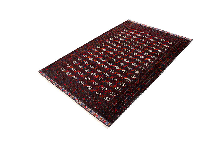 Saddle Brown Baluchi 4' 2 x 6' 1 - No. 64204