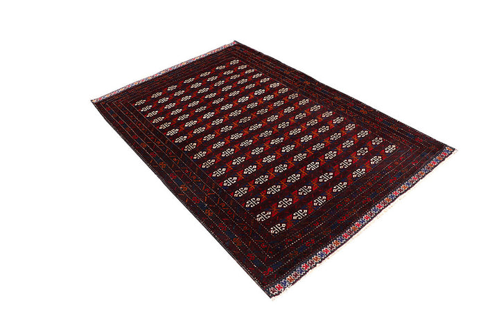 Saddle Brown Baluchi 4' 2 x 6' 1 - No. 64204