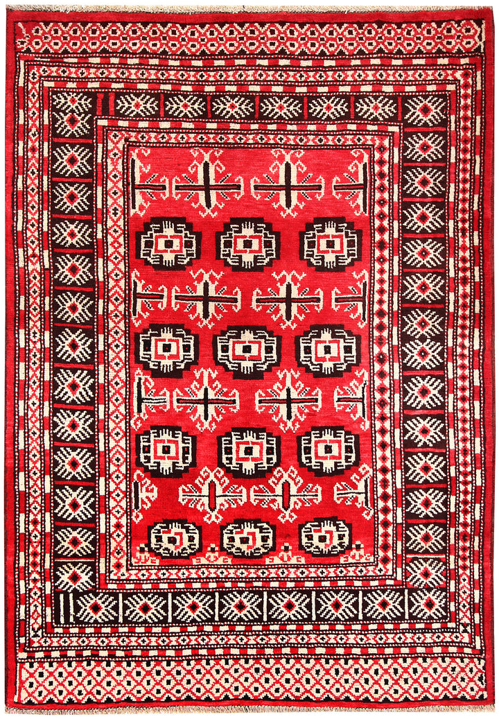 Coral Baluchi 4' 1 x 5' 10 - No. 64206