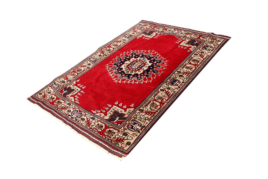 Firebrick Baluchi 4' 6 x 6' 3 - No. 64208