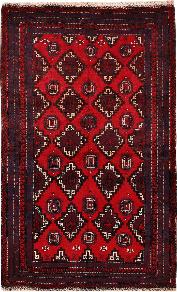 Firebrick Baluchi 4' 1 x 6' 7 - No. 64209