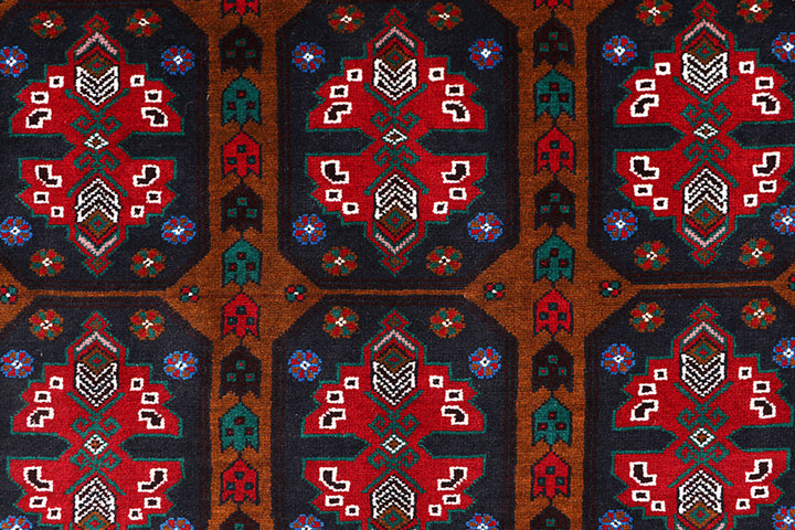 Saddle Brown Baluchi 3' 11 x 6' 4 - No. 64211