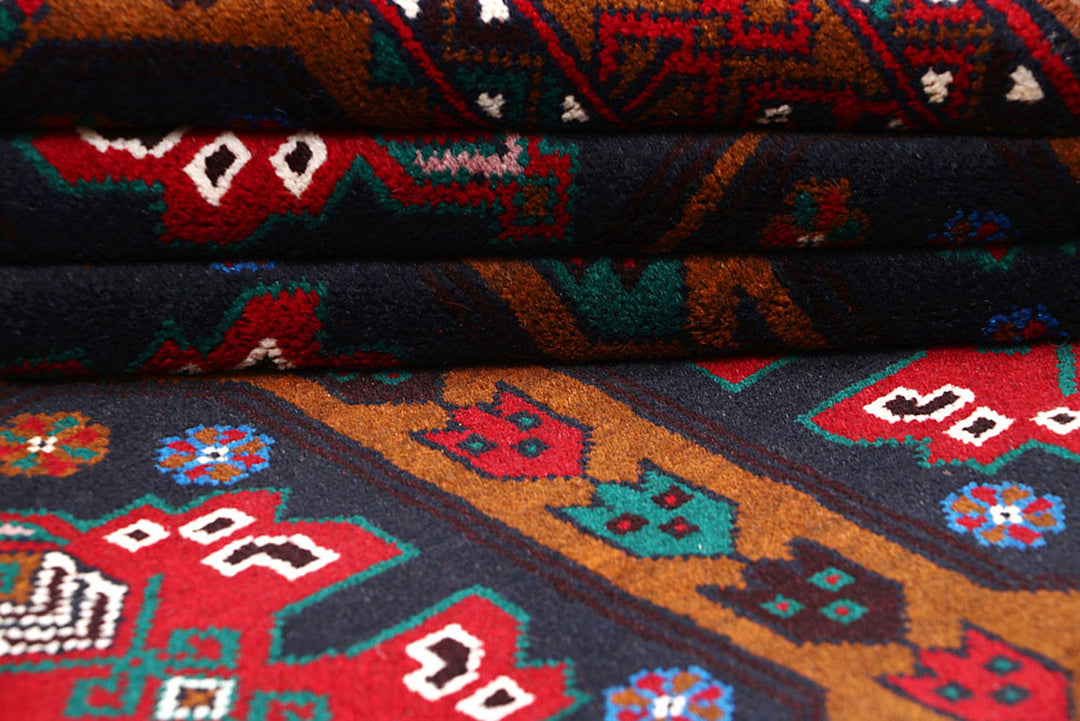 Saddle Brown Baluchi 3' 11 x 6' 4 - No. 64211