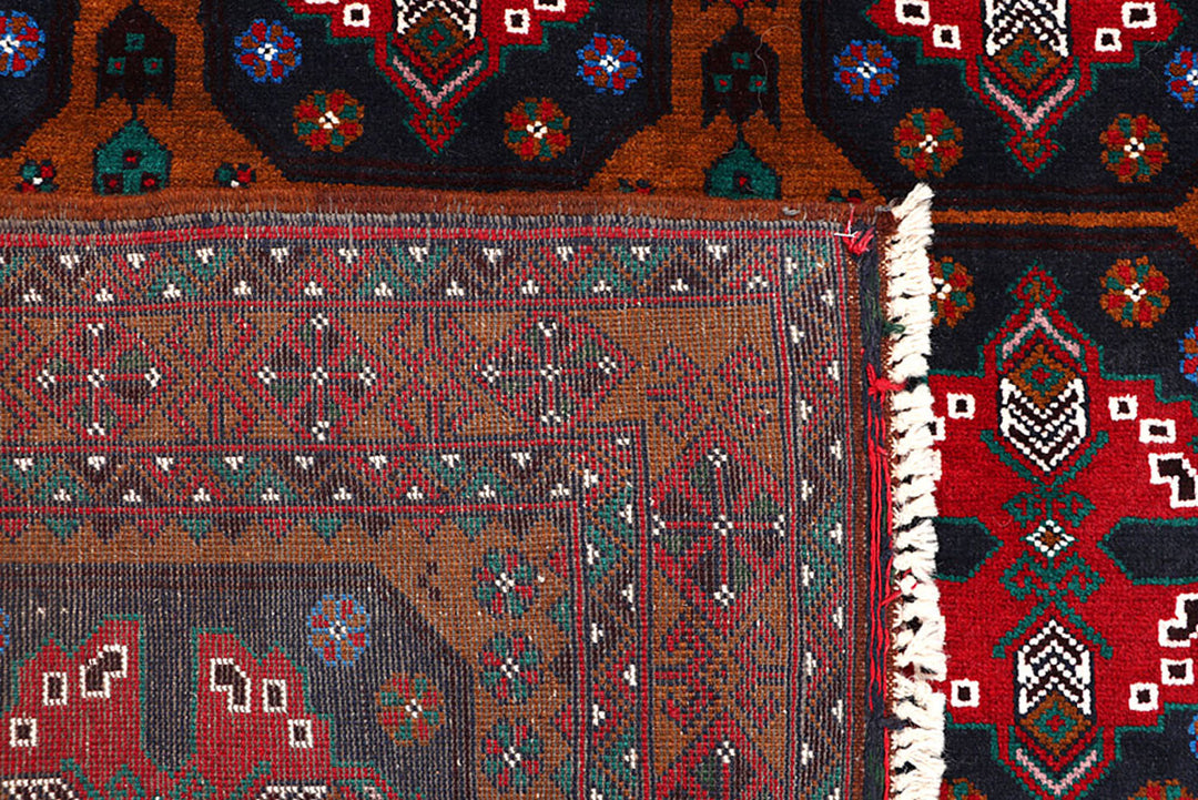 Saddle Brown Baluchi 3' 11 x 6' 4 - No. 64211