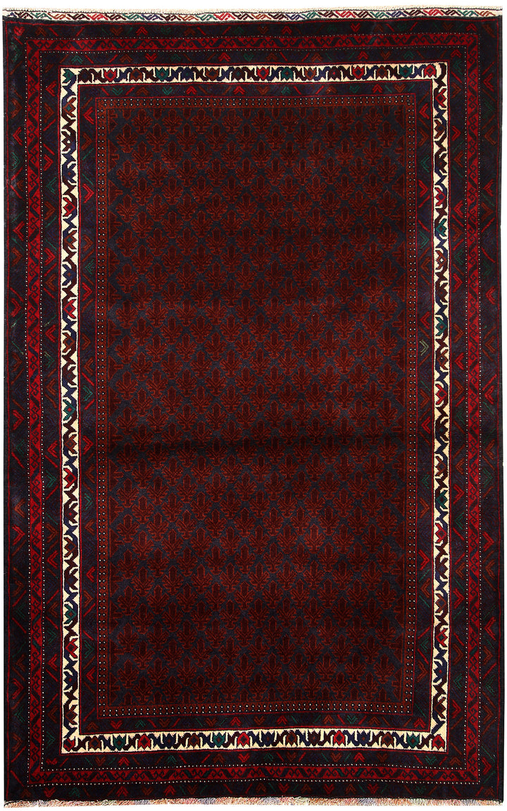 Dark Blue Baluchi 4' 2 x 6' 4 - No. 64227