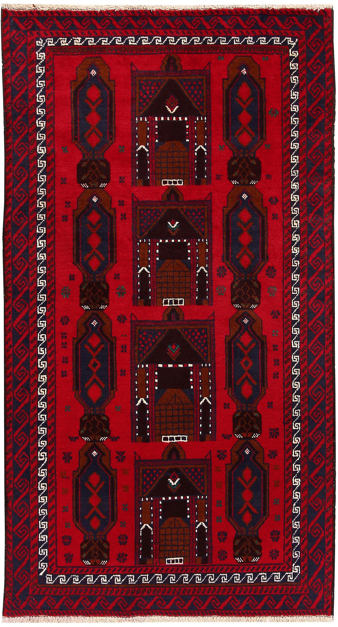 Firebrick Baluchi 3' 1 x 5' 10 - No. 64252