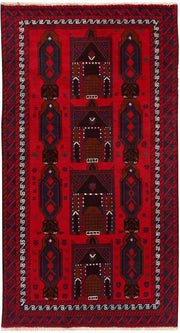 Firebrick Baluchi 3' 1 x 5' 10 - No. 64252