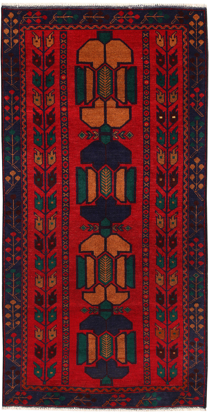 Firebrick Baluchi 3' 4 x 6' 7 - No. 64254