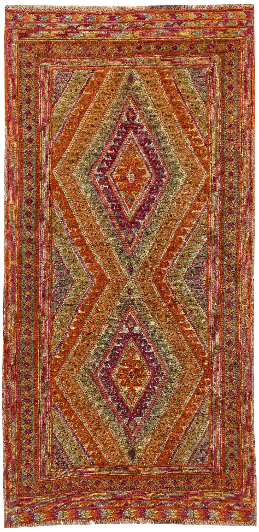 Afghan Mashwani Rug 3' x 5' 11" Hand-Knotted