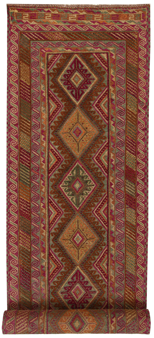 Multi Colored Mashwani 2' 10 x 11' 9 - No. 64280 - ALRUG Rug Store