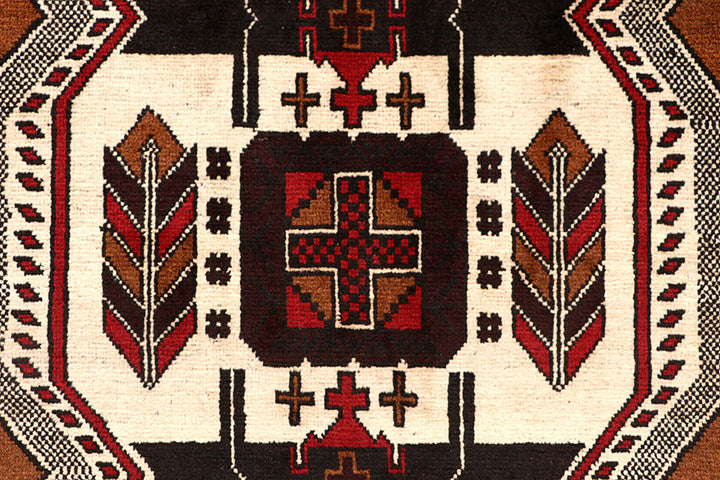 Ivory Baluchi 3' 8 x 6' 4 - No. 64287 - ALRUG Rug Store