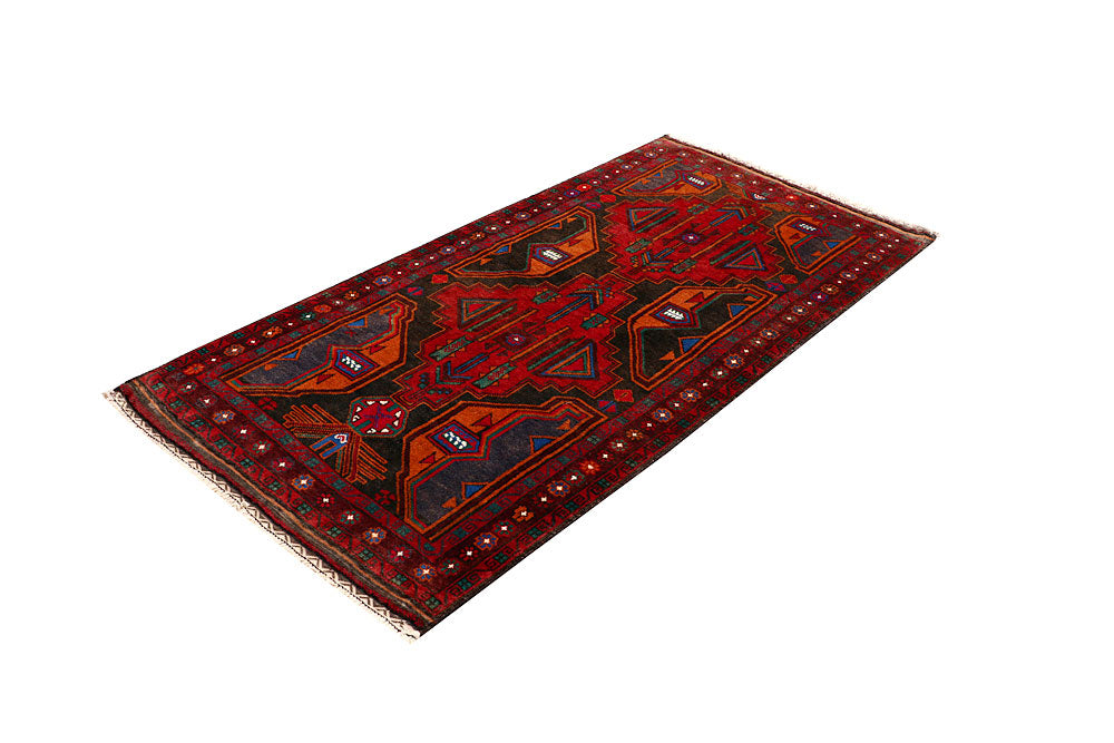 Multi Colored Baluchi 4' x 6' 5 - No. 64288 - ALRUG Rug Store