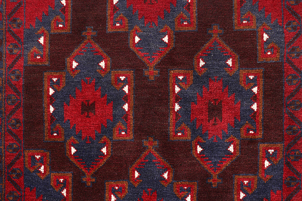 Maroon Baluchi 3' 4 x 6' 1 - No. 64289 - ALRUG Rug Store