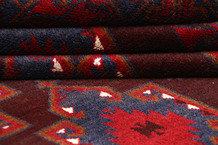 Maroon Baluchi 3' 4 x 6' 1 - No. 64289 - ALRUG Rug Store