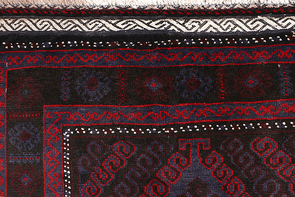 Multi Colored Baluchi 3' 6 x 6' - No. 64291 - ALRUG Rug Store