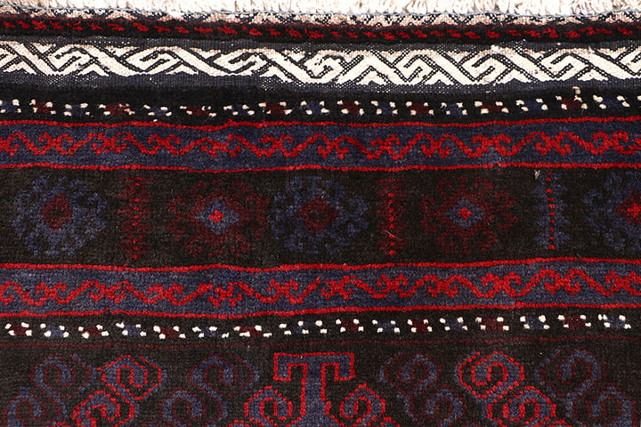 Multi Colored Baluchi 3' 6 x 6' - No. 64291 - ALRUG Rug Store