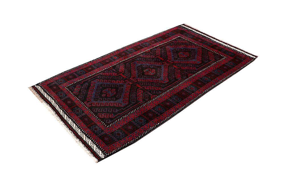 Multi Colored Baluchi 3' 6 x 6' - No. 64291 - ALRUG Rug Store