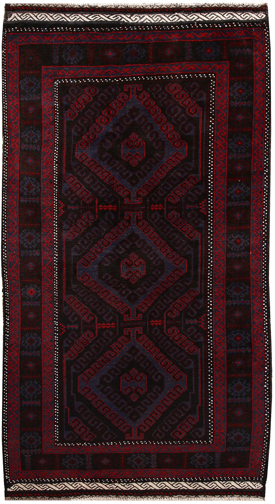 Multi Colored Baluchi 3' 6 x 6' - No. 64291 - ALRUG Rug Store