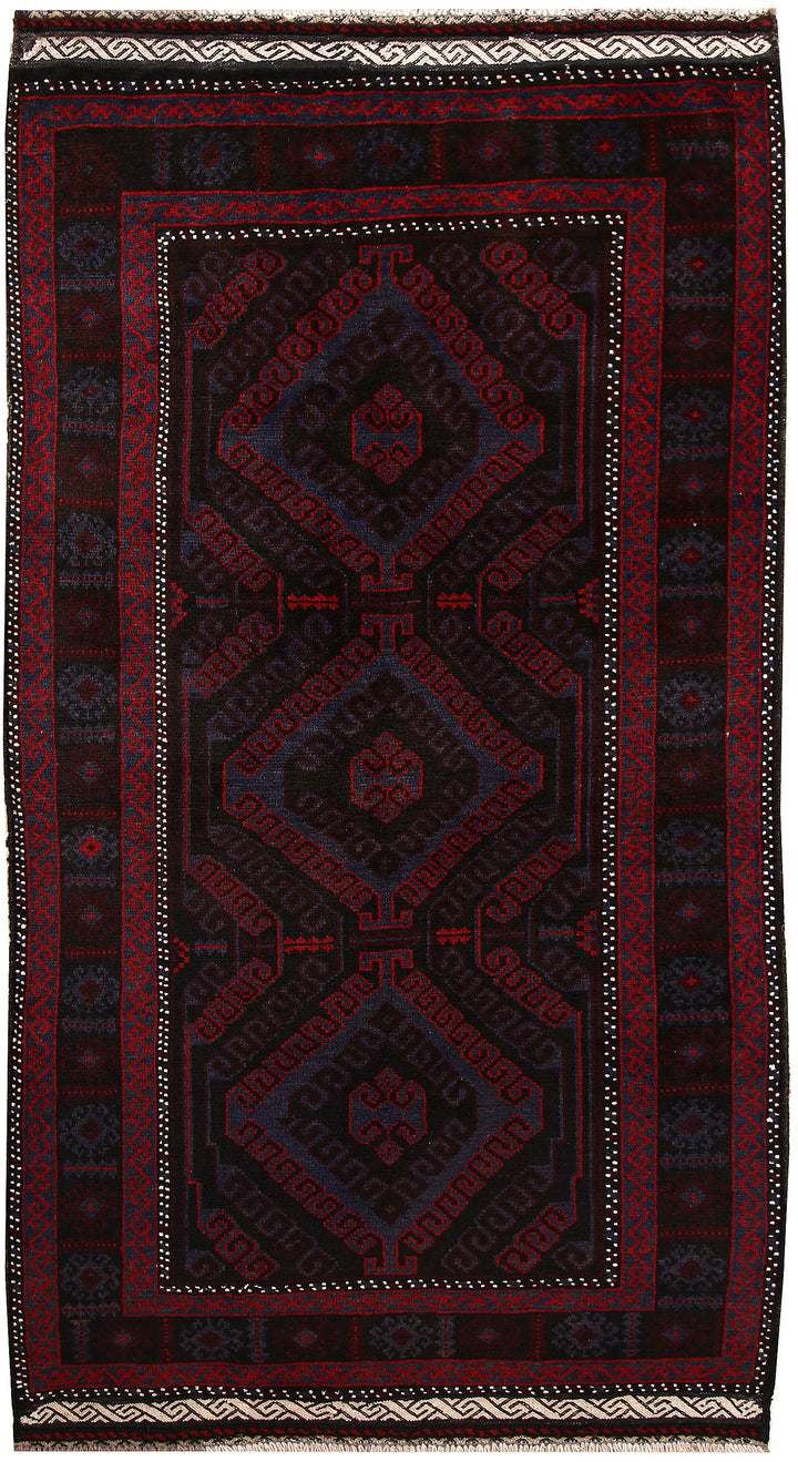 Multi Colored Baluchi 3' 6 x 6' - No. 64291 - ALRUG Rug Store