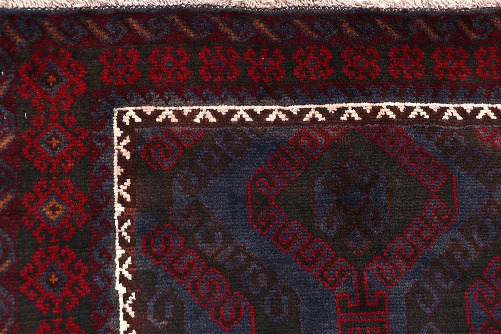 Multi Colored Baluchi 3' 7 x 6' 3 - No. 64292 - ALRUG Rug Store