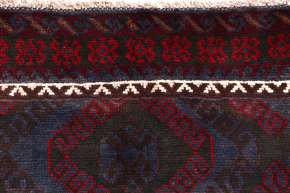 Multi Colored Baluchi 3' 7 x 6' 3 - No. 64292 - ALRUG Rug Store
