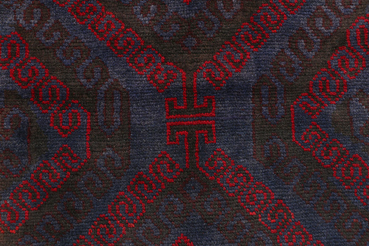 Multi Colored Baluchi 3' 7 x 6' 3 - No. 64292 - ALRUG Rug Store