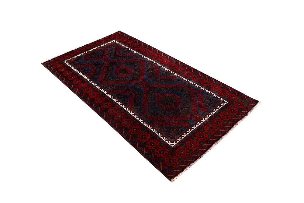 Multi Colored Baluchi 3' 7 x 6' 3 - No. 64292 - ALRUG Rug Store