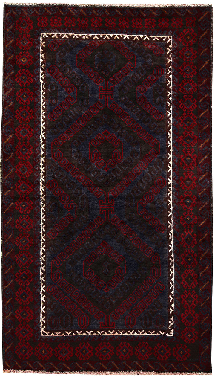 Multi Colored Baluchi 3' 7 x 6' 3 - No. 64292 - ALRUG Rug Store