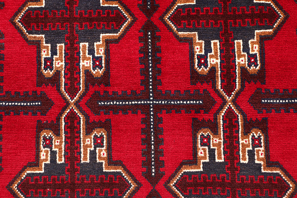 Firebrick Baluchi 3' 6 x 6' 2 - No. 64293 - ALRUG Rug Store
