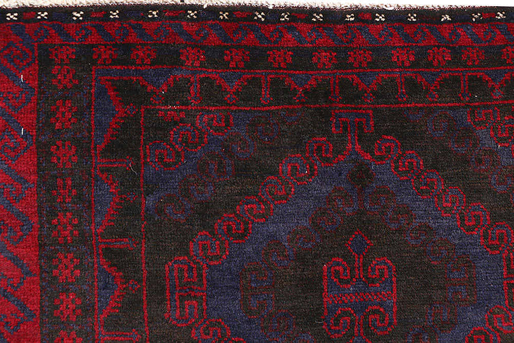 Multi Colored Baluchi 3' 7 x 6' - No. 64295 - ALRUG Rug Store