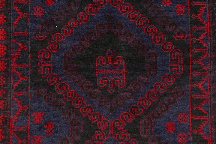 Multi Colored Baluchi 3' 7 x 6' - No. 64295 - ALRUG Rug Store