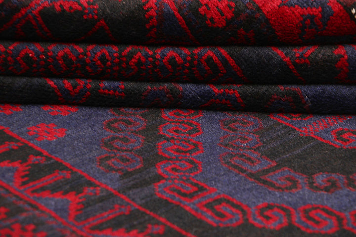 Multi Colored Baluchi 3' 7 x 6' - No. 64295 - ALRUG Rug Store