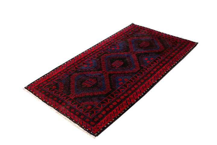 Multi Colored Baluchi 3' 7 x 6' - No. 64295 - ALRUG Rug Store