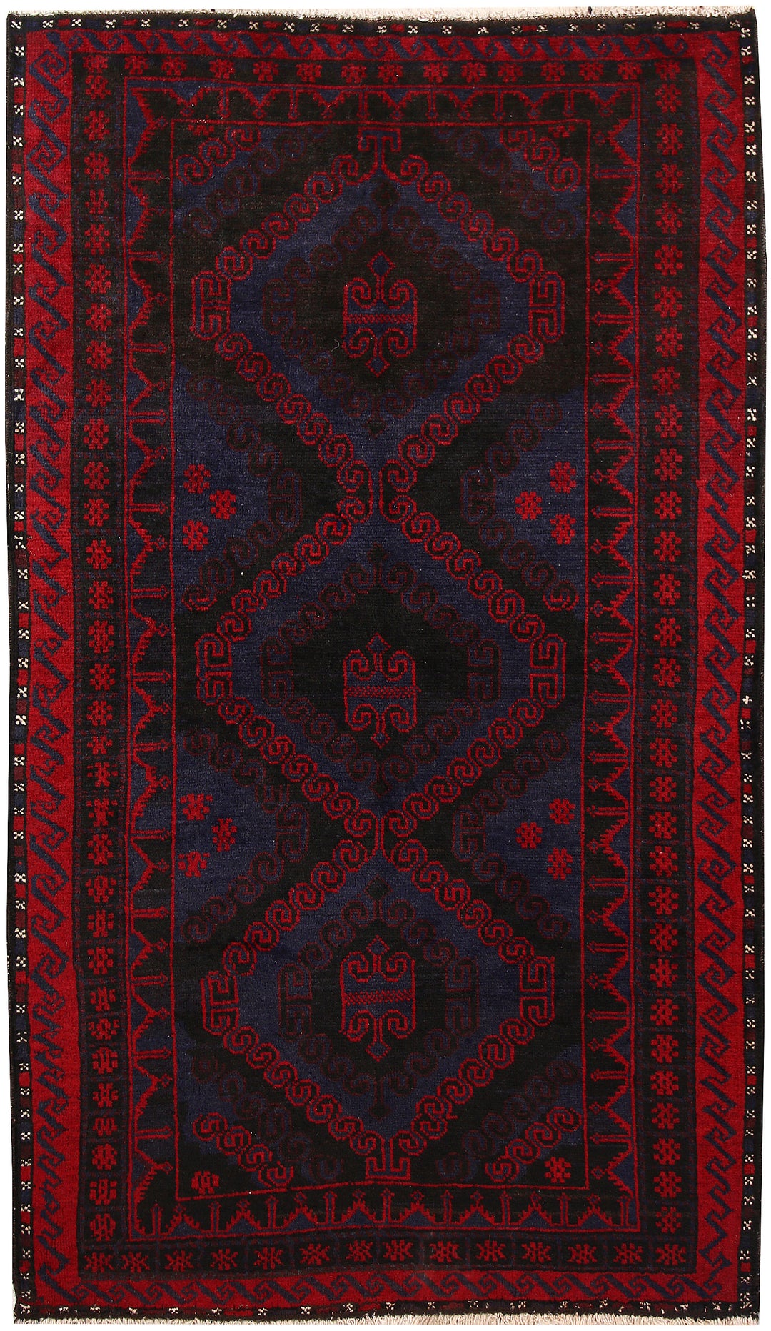 Multi Colored Baluchi 3' 7 x 6' - No. 64295 - ALRUG Rug Store