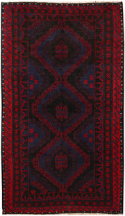Multi Colored Baluchi 3' 7 x 6' - No. 64295 - ALRUG Rug Store