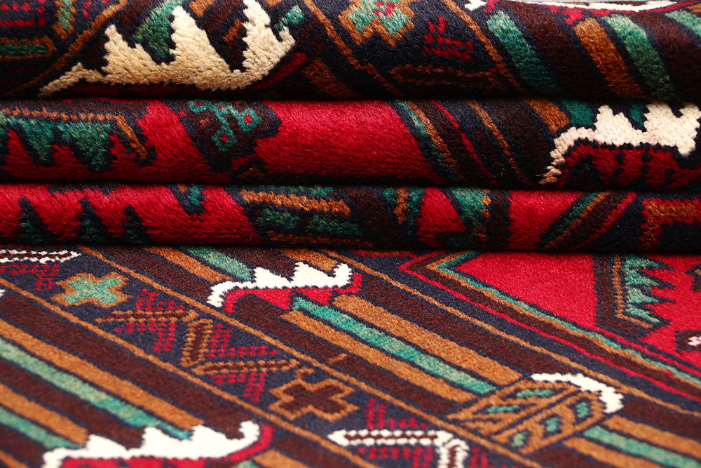 Multi Colored Baluchi 3' x 6' 5 - No. 64297 - ALRUG Rug Store