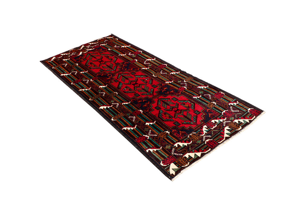 Multi Colored Baluchi 3' x 6' 5 - No. 64297 - ALRUG Rug Store