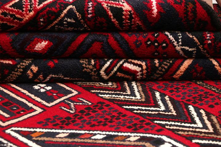 Firebrick Baluchi 3' 8 x 6' 6 - No. 64299 - ALRUG Rug Store