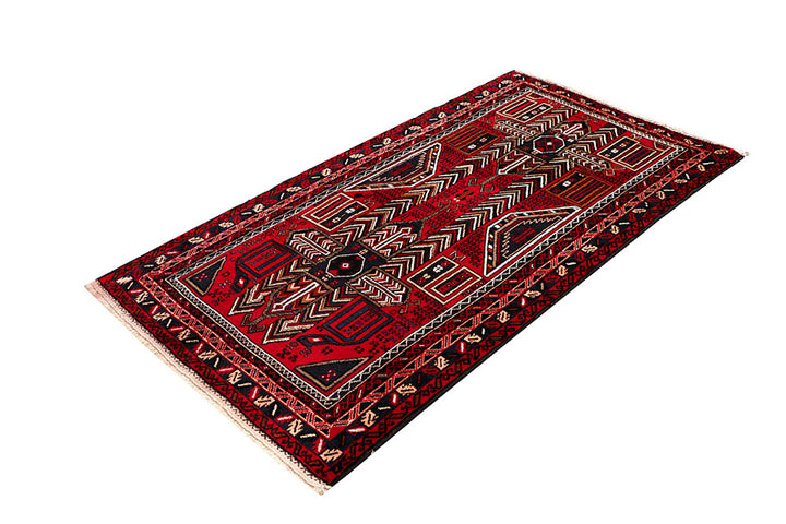 Firebrick Baluchi 3' 8 x 6' 6 - No. 64299 - ALRUG Rug Store