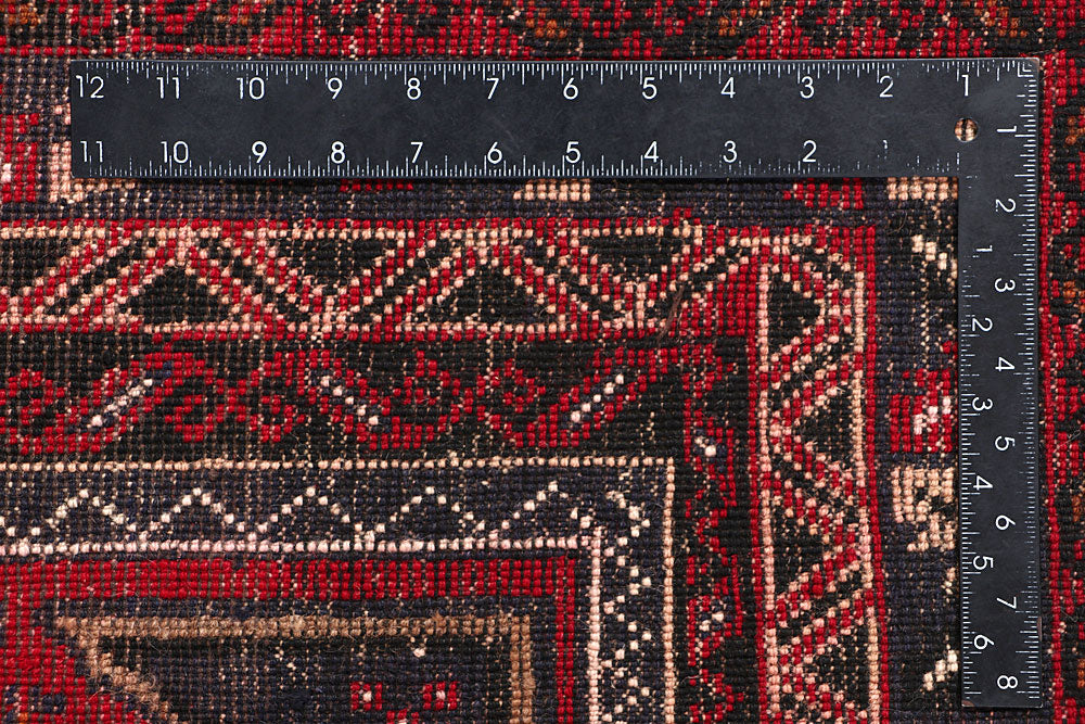 Firebrick Baluchi 3' 8 x 6' 6 - No. 64299 - ALRUG Rug Store