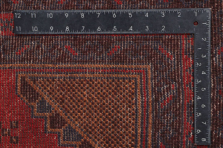 Firebrick Baluchi 3' 7 x 6' 9 - No. 64300 - ALRUG Rug Store