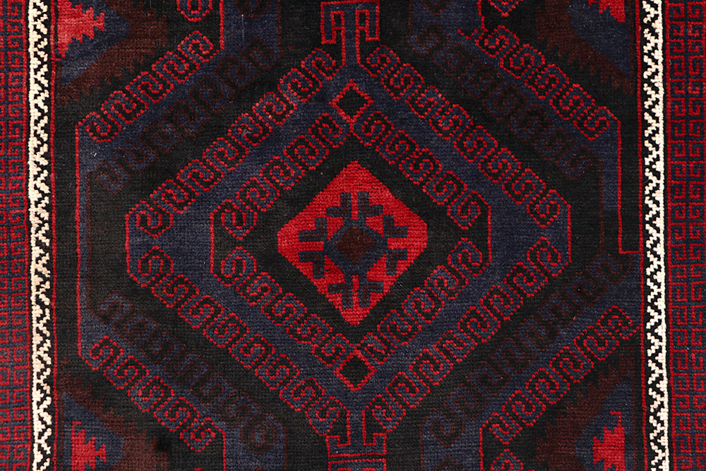 Multi Colored Baluchi 3' 5 x 6' 2 - No. 64302 - ALRUG Rug Store