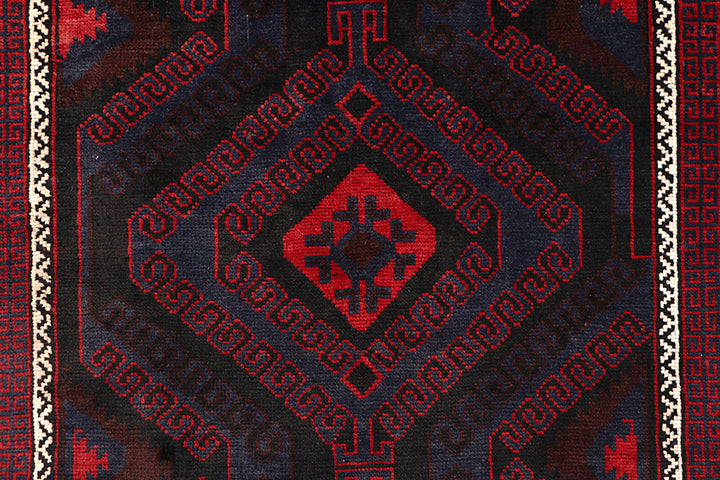 Multi Colored Baluchi 3' 5 x 6' 2 - No. 64302 - ALRUG Rug Store