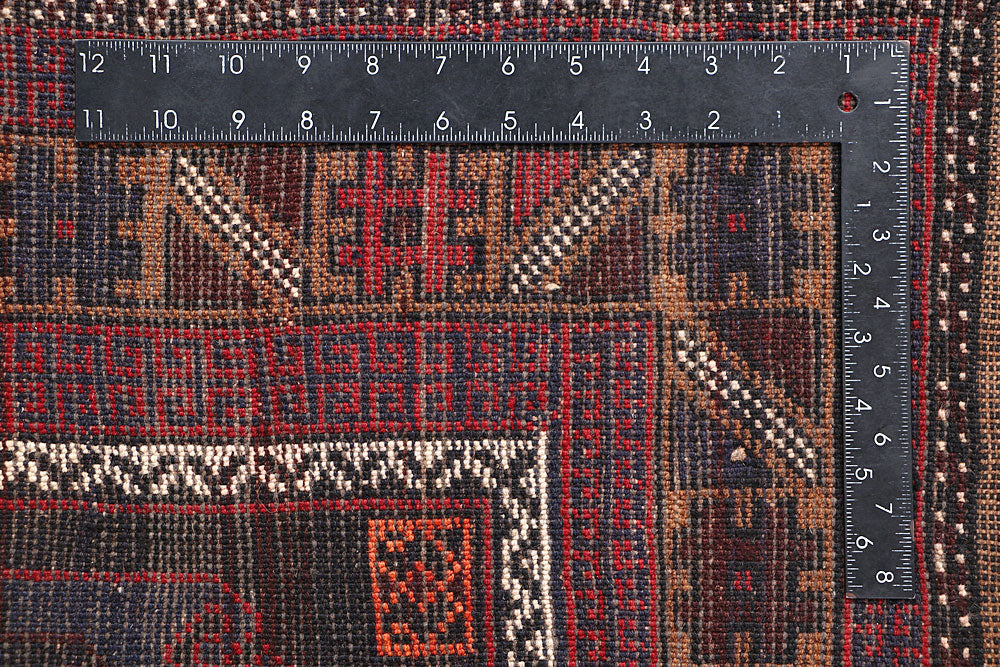 Multi Colored Baluchi 3' 5 x 6' 2 - No. 64302 - ALRUG Rug Store