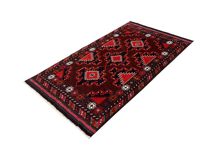 Saddle Brown Baluchi 3' 5 x 6' 2 - No. 64303 - ALRUG Rug Store