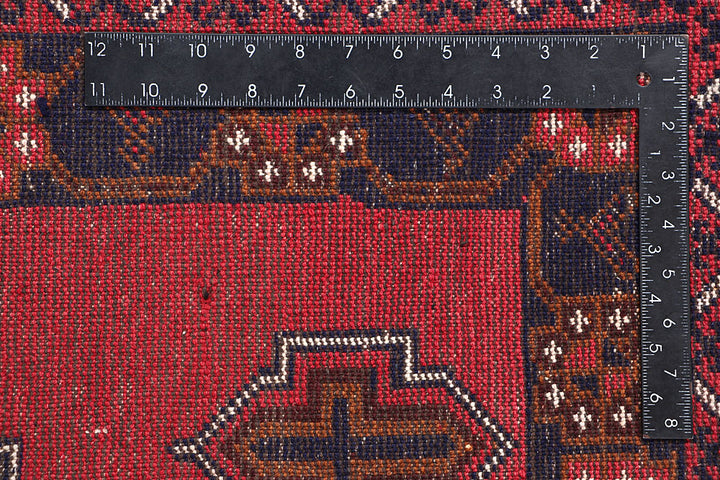 Red Baluchi 3' 5 x 6' 4 - No. 64304 - ALRUG Rug Store