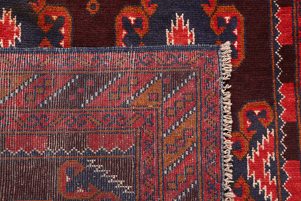 Maroon Baluchi 3' 6 x 6' 6 - No. 64307 - ALRUG Rug Store